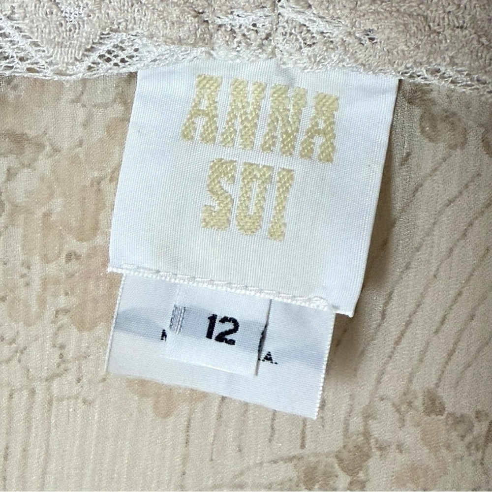 NWT Anna Sui lace top 12 - Picture 5 of 9